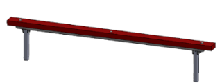 Podpěra 200cm plochá boční v. 40 cm