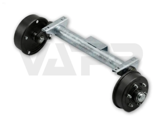 Náprava KNOTT GB 25S (2500 kg) b= 845 mm, c=1310 mm, 300x60, 205x6