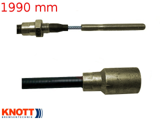 Lanovod brzdový KNOTT 1990/2200mm, závit M8