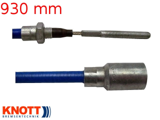 Lanovod brzdový KNOTT nerez 930/1140mm, závit M8