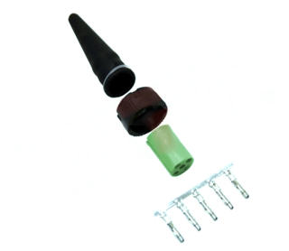 Zástrčka - bajonet Multipoint II zelený 