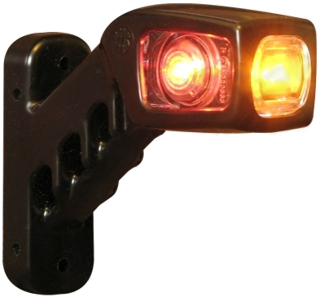 Svítilna doplňková/boční obrysová LED WAS W49 241P, 12-24V, pravá, 135 mm 