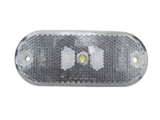 Svítilna přední obrysová Jokon LED PLR 2002/12-24V s odrazkou, SNAP-IN