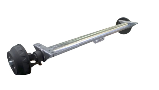 Náprava KNOTT GB 18 (1800 kg) b=1300 mm 250x40 (112x5) s přípravou pro tlumiče