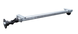 Náprava KNOTT VG 7-L (750 kg) b=1500 mm, 100x4