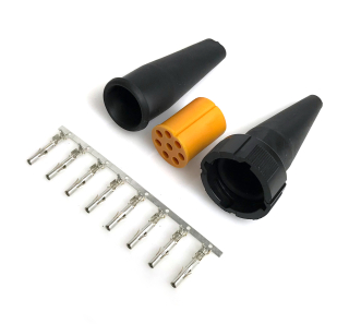 Zástrčka - bajonet Multipoint V žlutý - 8pin