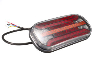Svítilna Fristom FT-230 sdružená LED 12-36V, L/P-BL/BR/KO/ML, dynamický blinkr, baj5