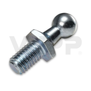 Čep kulového kloubu k plynové vzpěře BM, c=27,5mm, M8, ocel