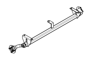 Náprava KNOTT VG 7-L (750 kg) b=1125 mm (100x4), c=1615, patka 125 mm