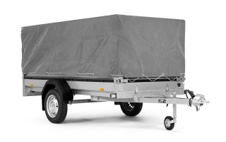 Přívěsný vozík Brenderup 2270S s plachtou a konstrukcí | 270 x 128 cm