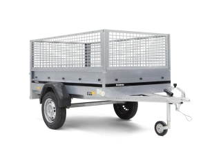 Přívěsný vozík Brenderup 1203S | 204  x 116 x 35 cm | mřížovaná nástavba s plachtou V CENĚ